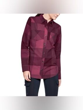 Under Armour women’s  Tradesman Flannel 2.0 long-sleeve shirt